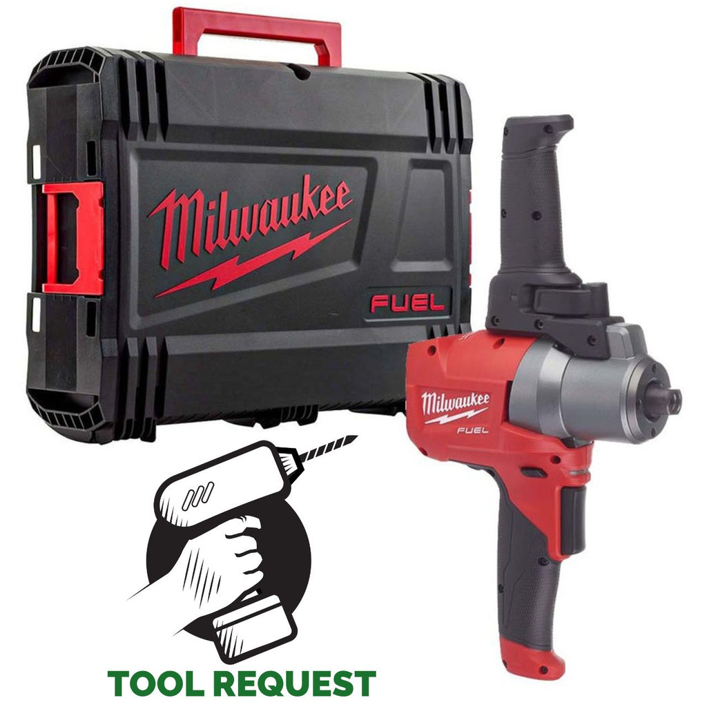 Milwaukee M18FPM-0X M18 FUEL Paddle Mixer with 180° Handle - Bare Unit W/ Case