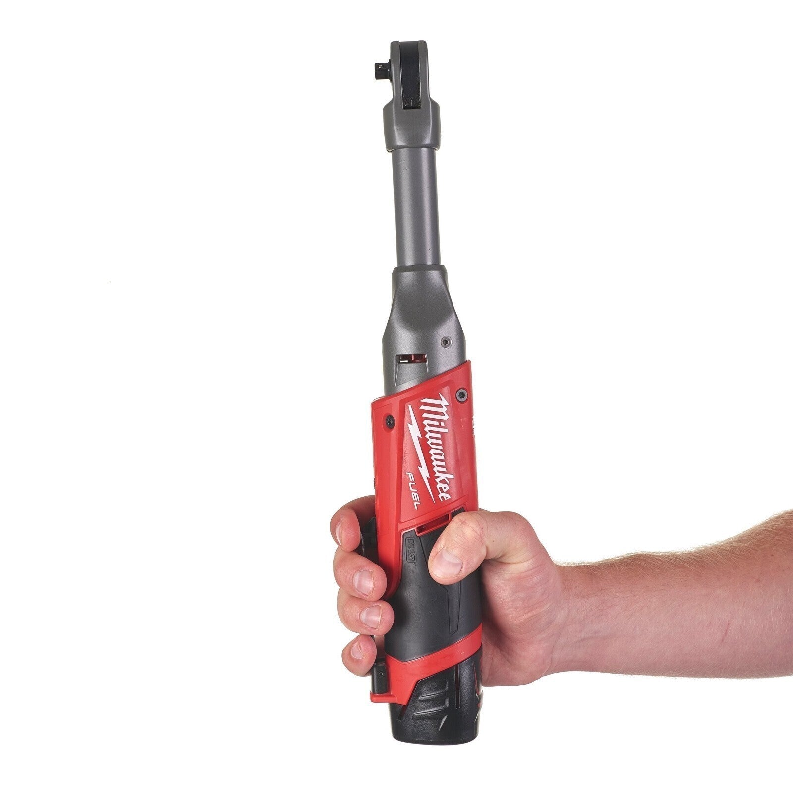 Milwaukee M12FIR38LR-0 12V Long Reach 3/8" Ratchet with 1/4" Adaptor, Body Only