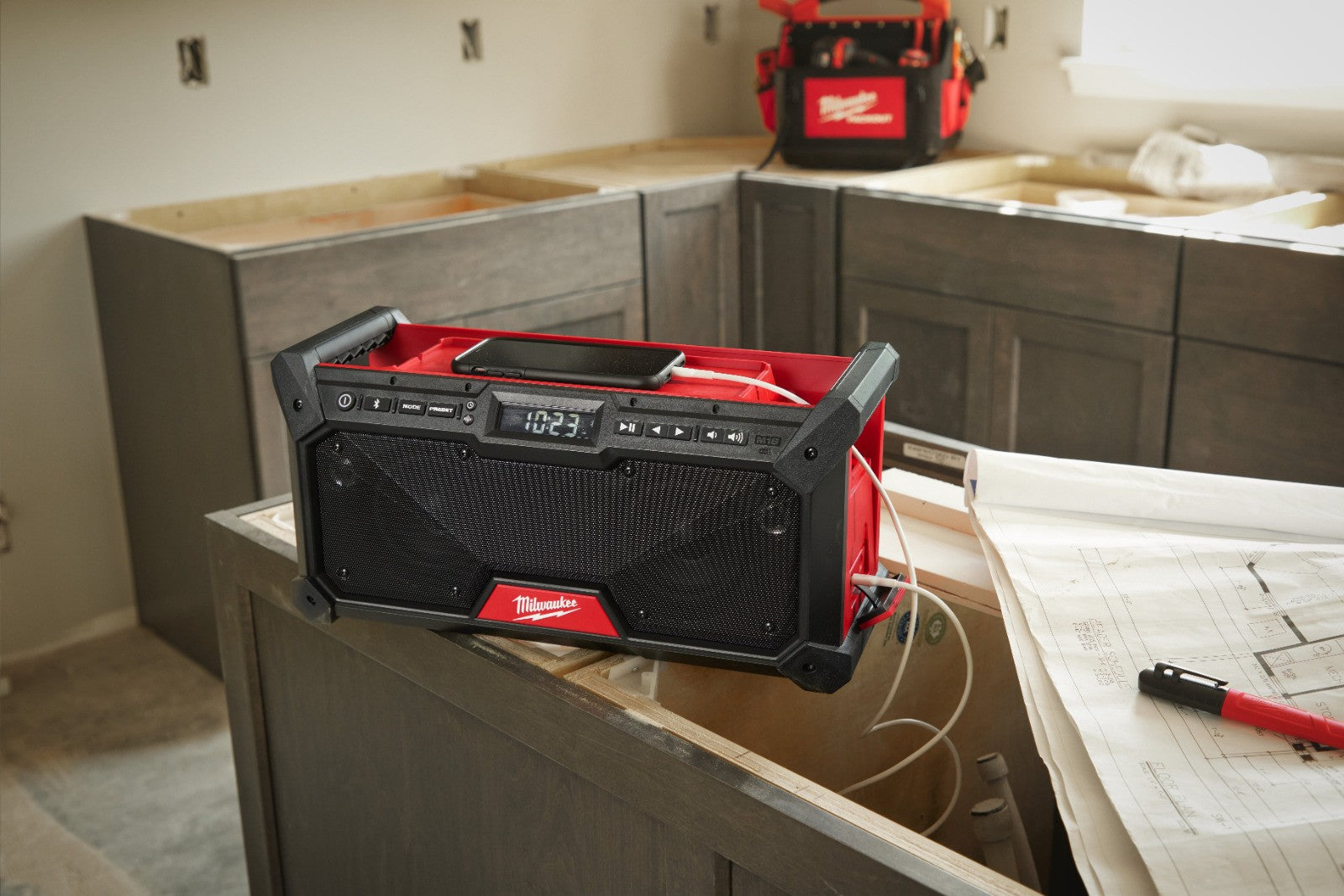 Milwaukee M18RADDAB+G2-0 18v DAB+ Jobsite Radio Naked