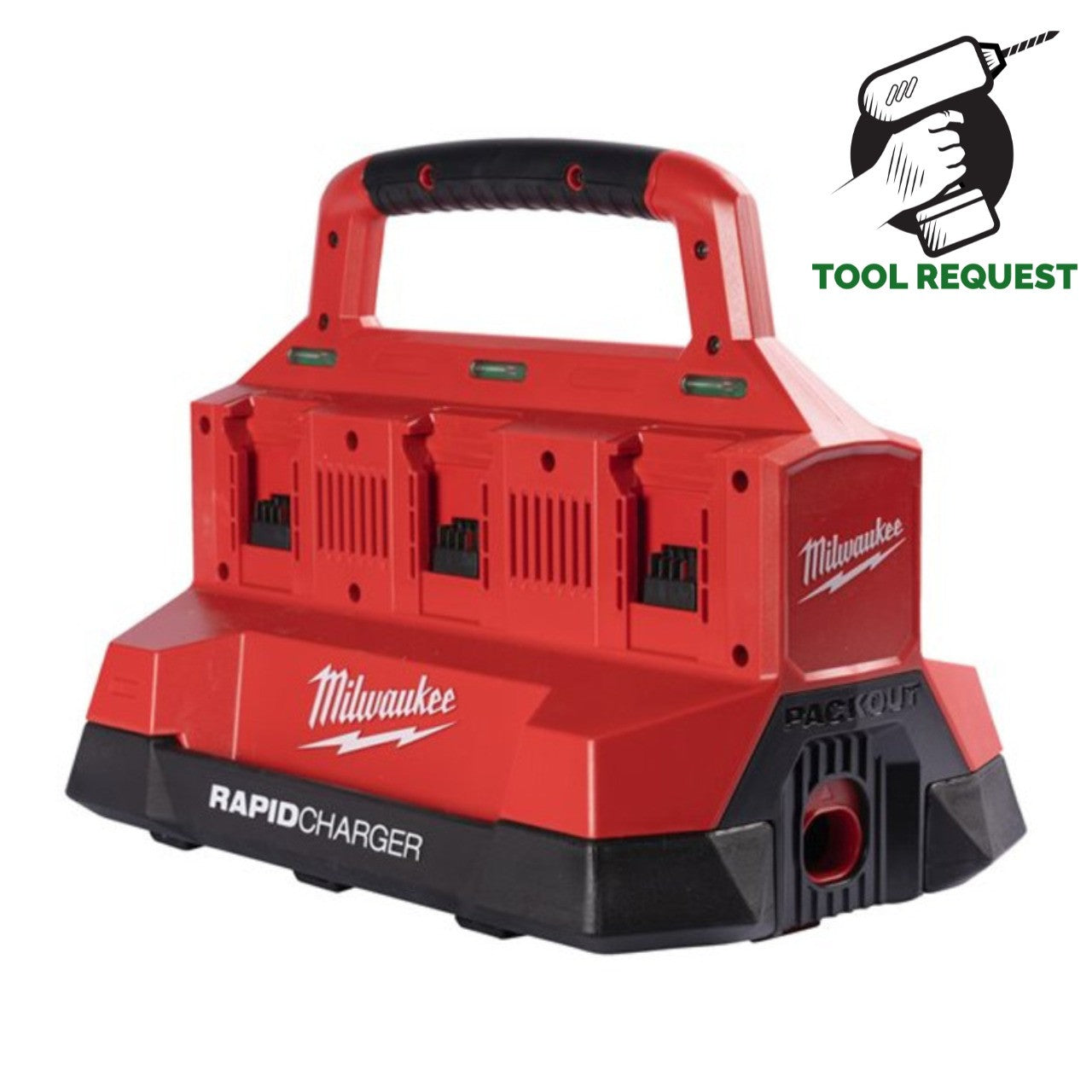 Milwaukee M18PC6 Packout 6 Port Rapid Charger 240v