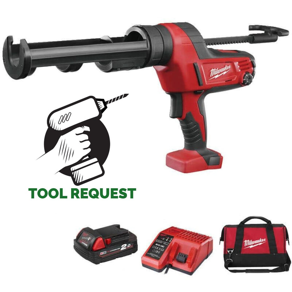 Milwaukee M18 Caulking Gun 310ml C18PCG310C-201B