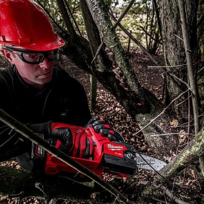 Milwaukee M12FHS 12V Fuel Hatchet Pruning Saw & M12BBL-0 12v Cordless Blower Kit