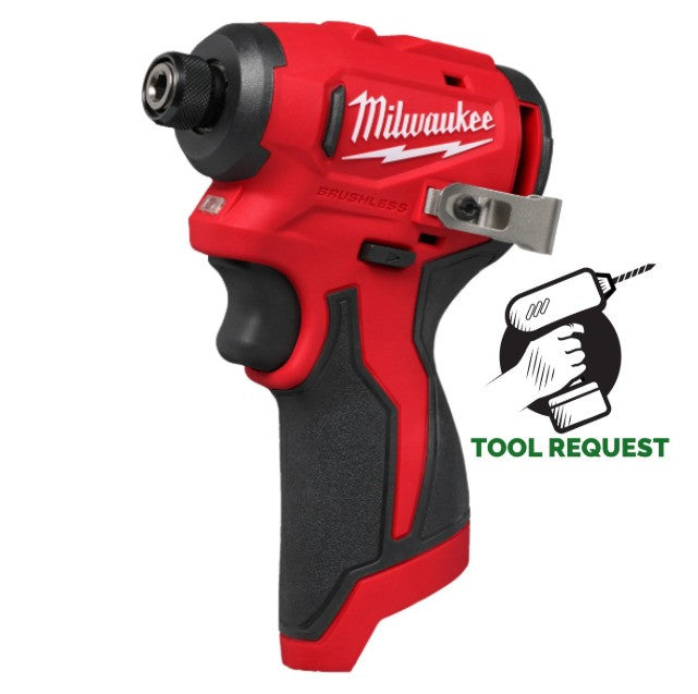 Milwaukee M12BLIDRC-0 12v Compact Brushless Impact Driver Naked