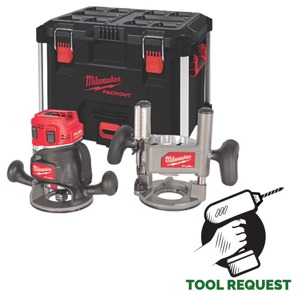 Milwaukee M18FR12KIT-0P 18v Fuel Variable Speed Router Naked In Packout Case