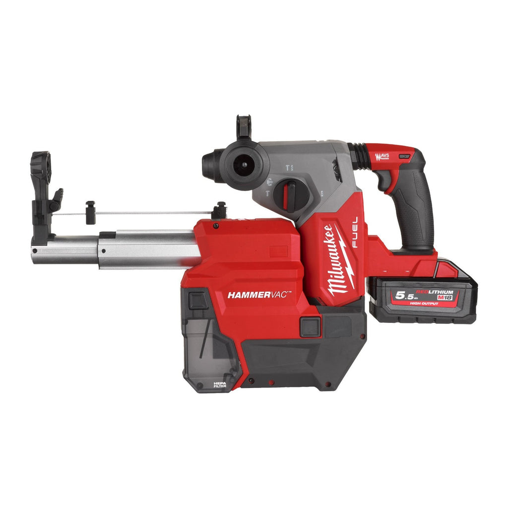 Milwaukee M18FPDDEXL-0 18V SDS+ Dust Extractor Addon - Body Only For M18ONEFHPX