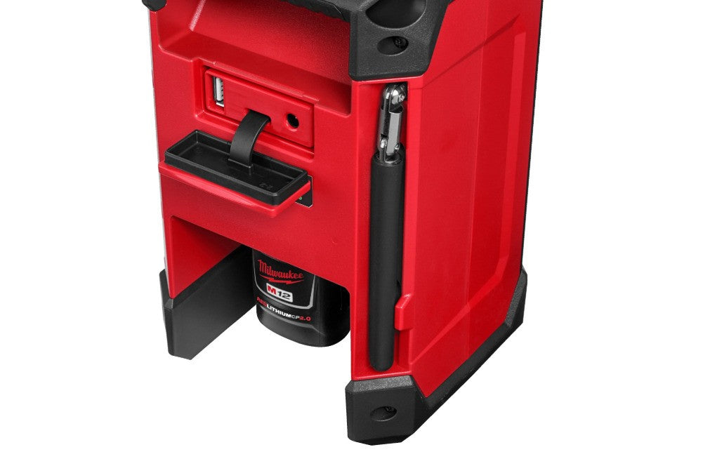 Milwaukee M12RCDAB+-0 12V Radio and Charger Bare Unit & M12B6 6.0Ah Battery