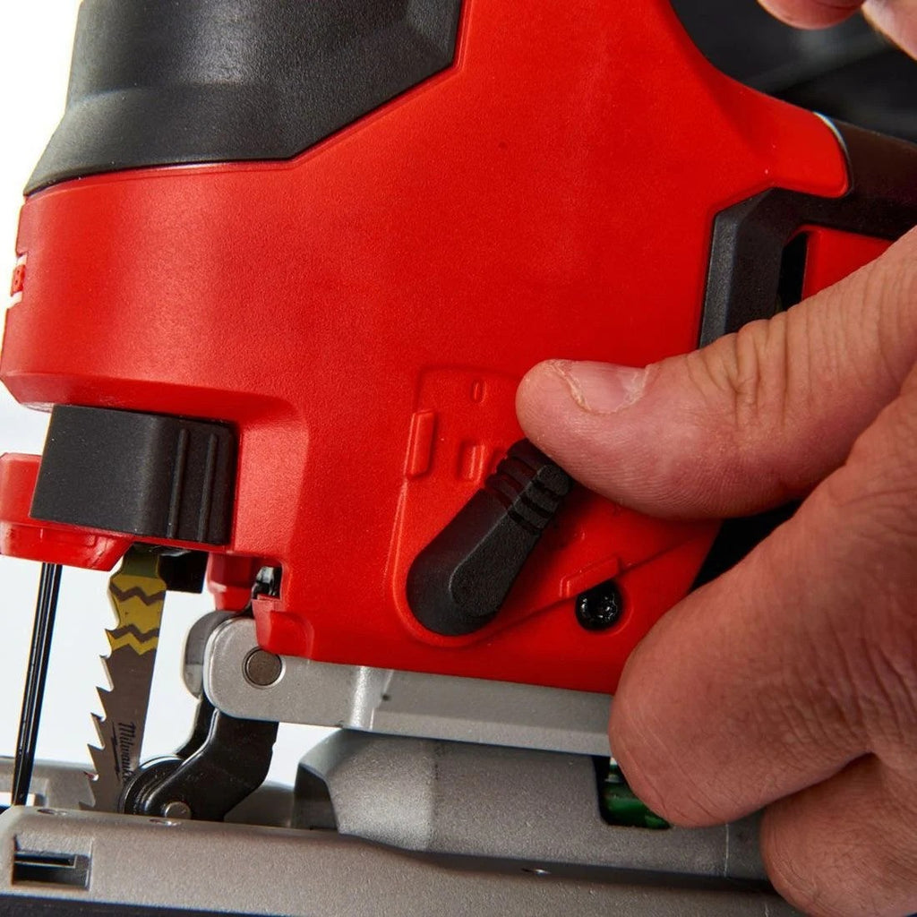 Milwaukee M18BJS-502B Compact Jigsaw Kit (2 x 5.0AH Batteries, Charger and Bag)