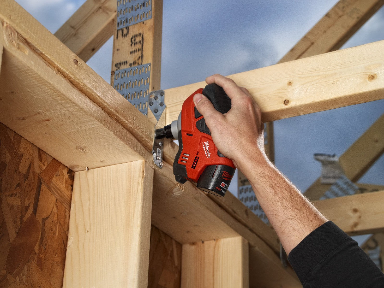 Milwaukee C12PN-0 12V Sub-Compact Palm Nailer (Body Only)