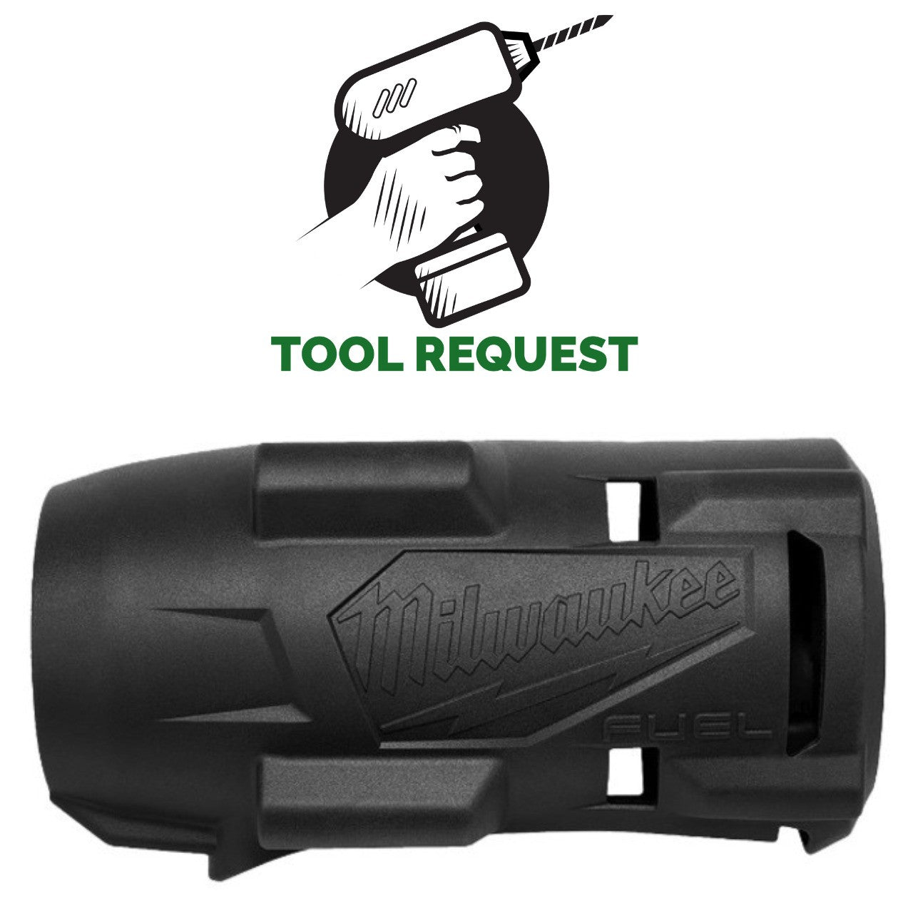 Milwaukee 4932493560 Rubber Sleeve for M18FHIW2F12 Impact Wrench