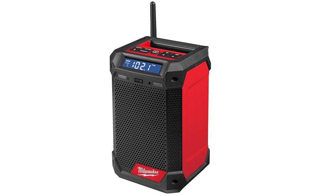 Milwaukee M12RCDAB+-0 12V Radio and Charger Bare Unit & M12B6 6.0Ah Battery