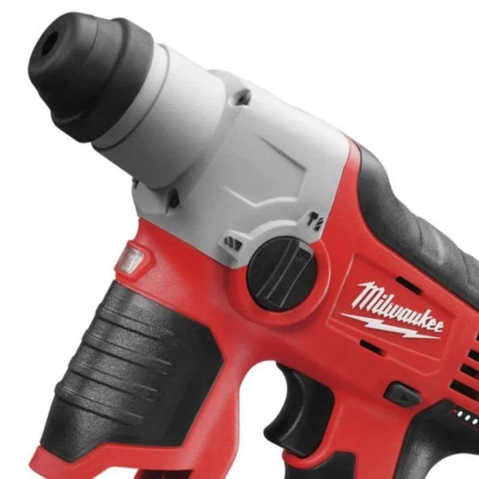 Milwaukee M12H-402C 12v Sub Compact SDS+ Hammer Drill Kit - 2 x 4.0ah Batteries