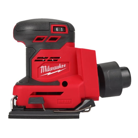 Milwaukee M18BQSS-502B 18v 1/4" Sheet Sander Kit - 2 x 5.0ah Batteries