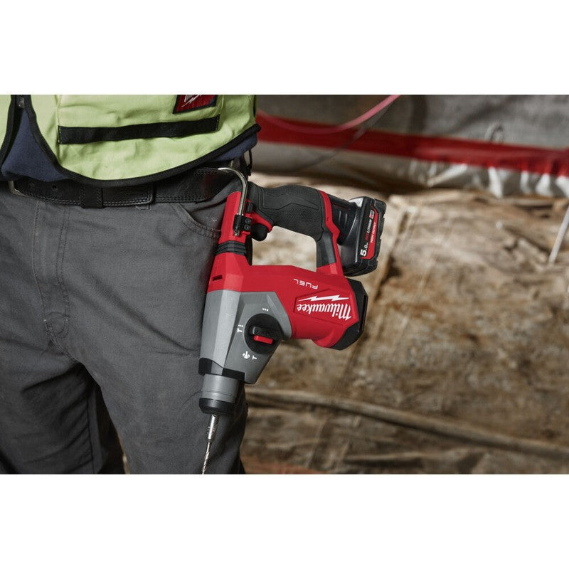 Milwaukee M12FHAC16-502X 12v Fuel 16mm Compact SDS+ Hammer Drill Kit - 2 x 5.0ah