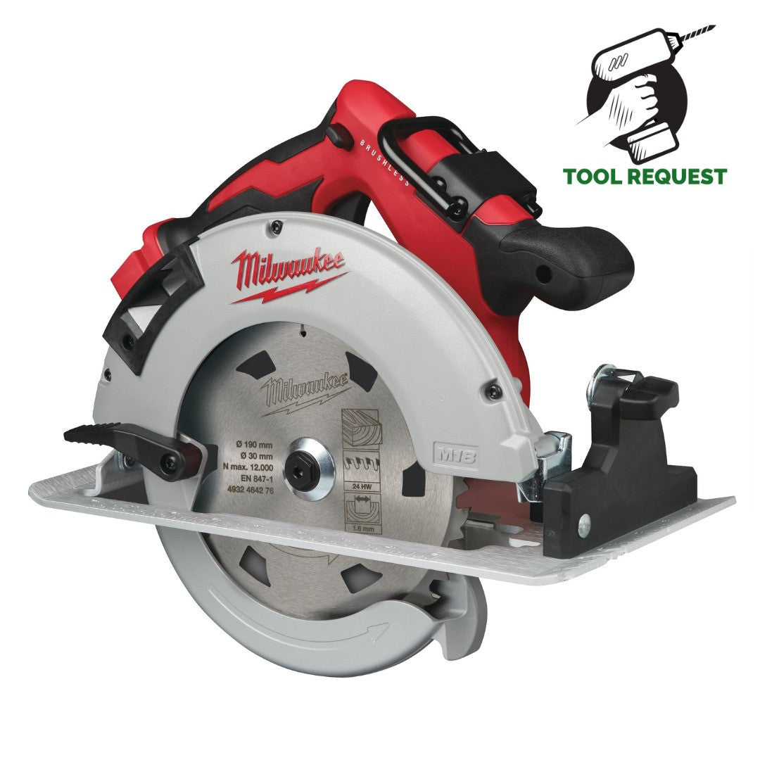 Milwaukee M18BLCS66-0 18V 190mm Circular Saw (Body Only)