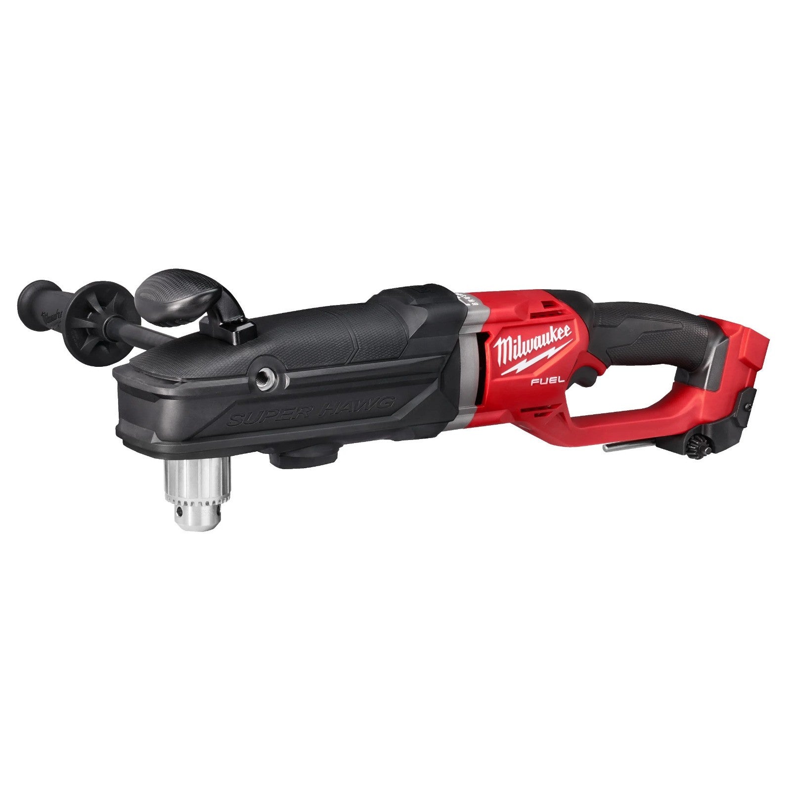 Milwaukee M18FRAD2-0 Super Hawg Right Angle Drill, 2x 5.0ah Batt, Charger, Bag