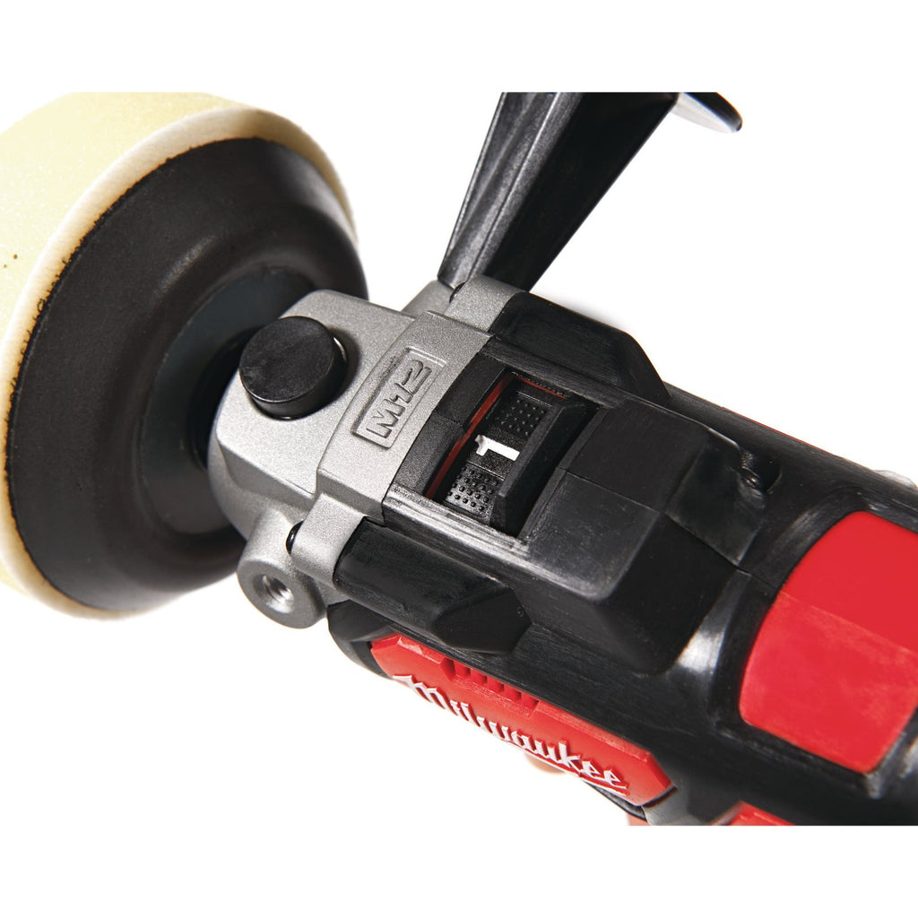 Milwaukee M12BPS-0 12V Sub Compact Polisher Sander (Body Only) & M12B6 6.0Ah Bat