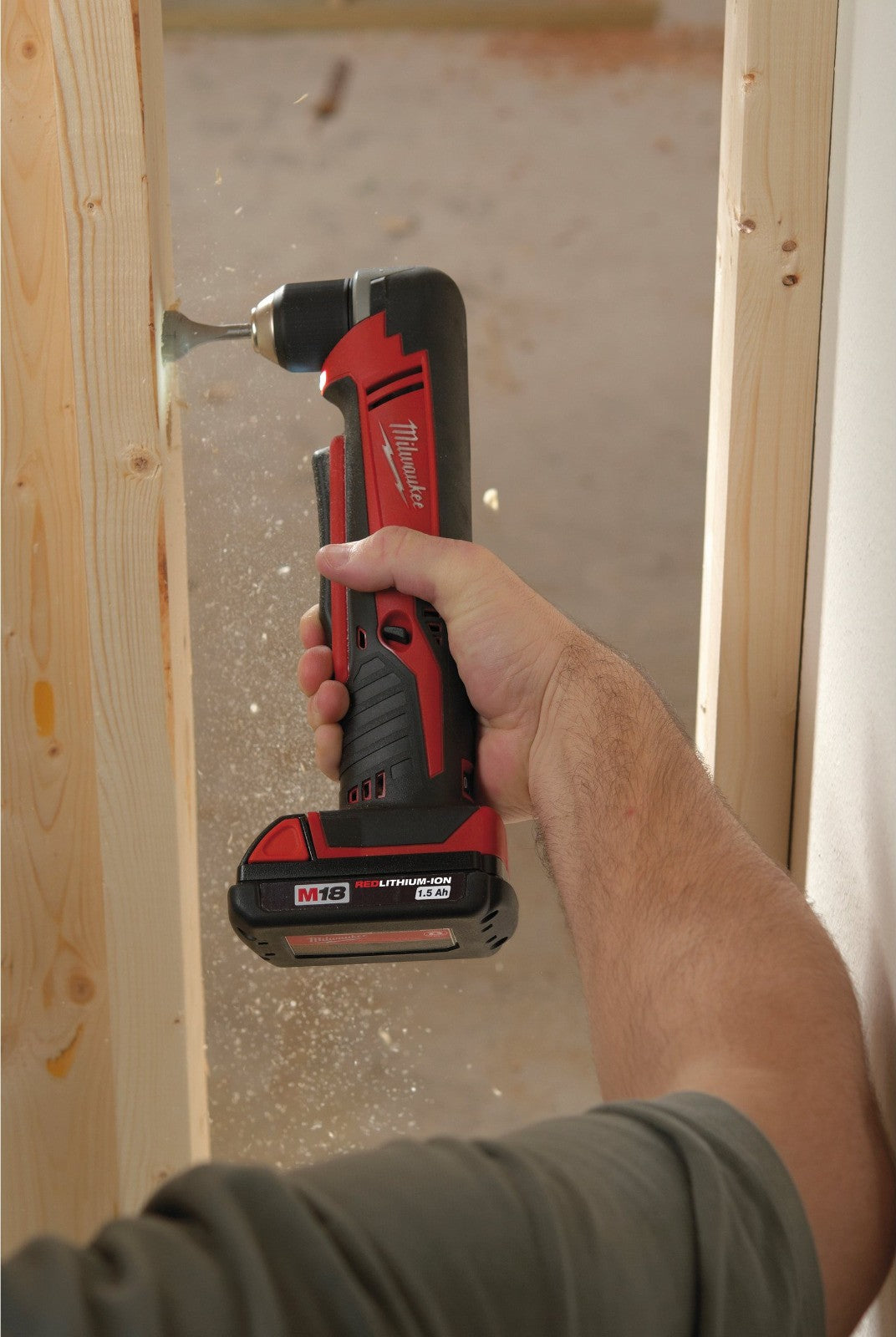 Milwaukee C18RAD-0 18V Right Angle Drill (Body Only)