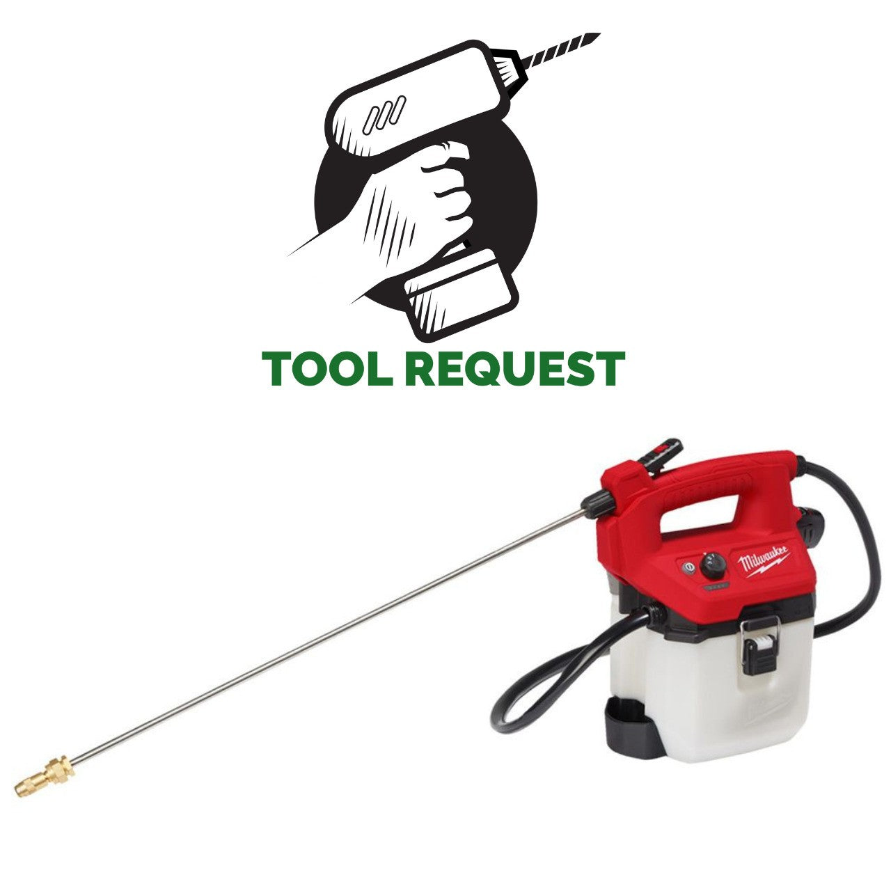 Milwaukee M12BHCS3L-0 12v Chemical Sprayer 3.7L Naked