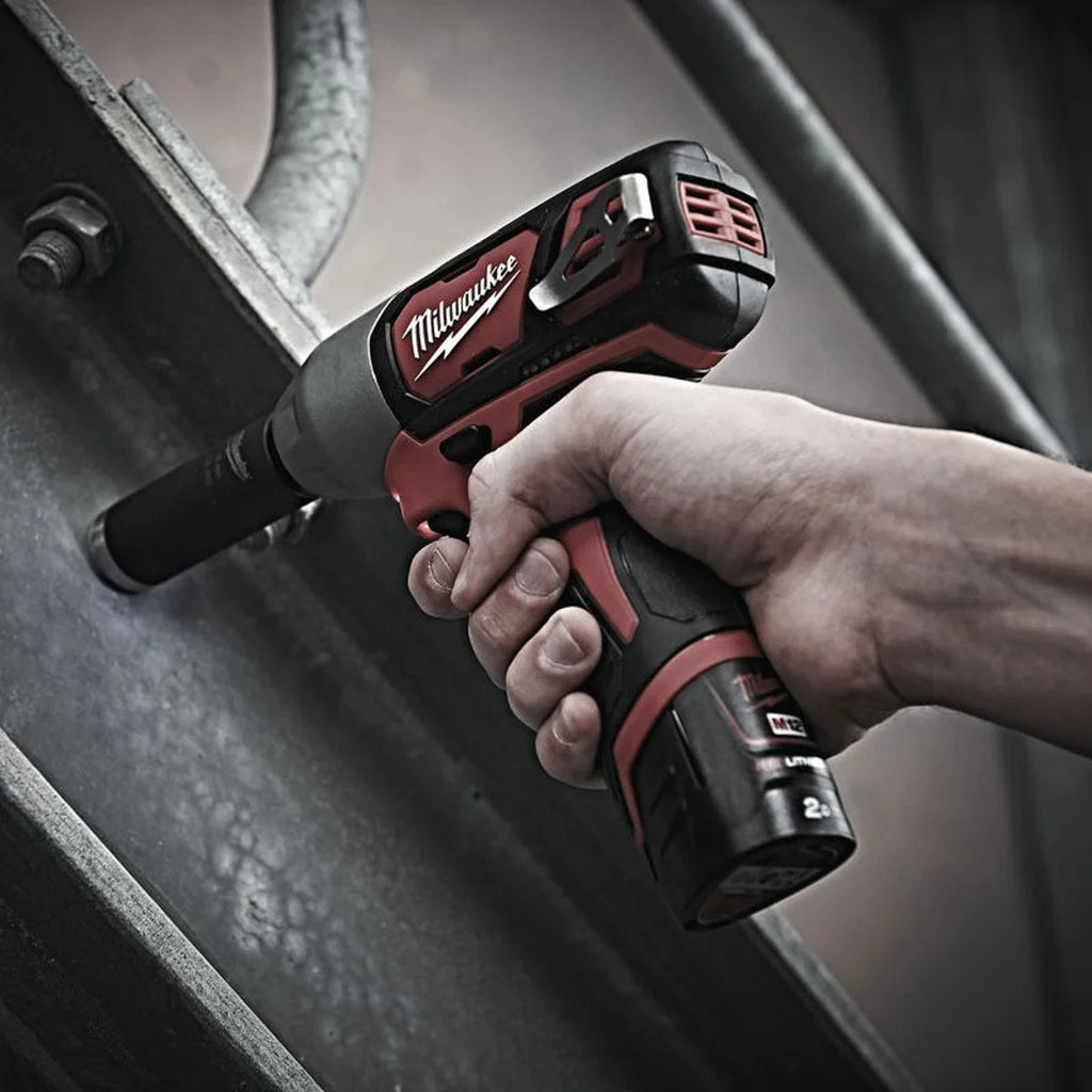 Milwaukee M12BIW12-202C 12V 1/2" Impact Wrench Kit 2 x2.0Ah Batts, charger, case