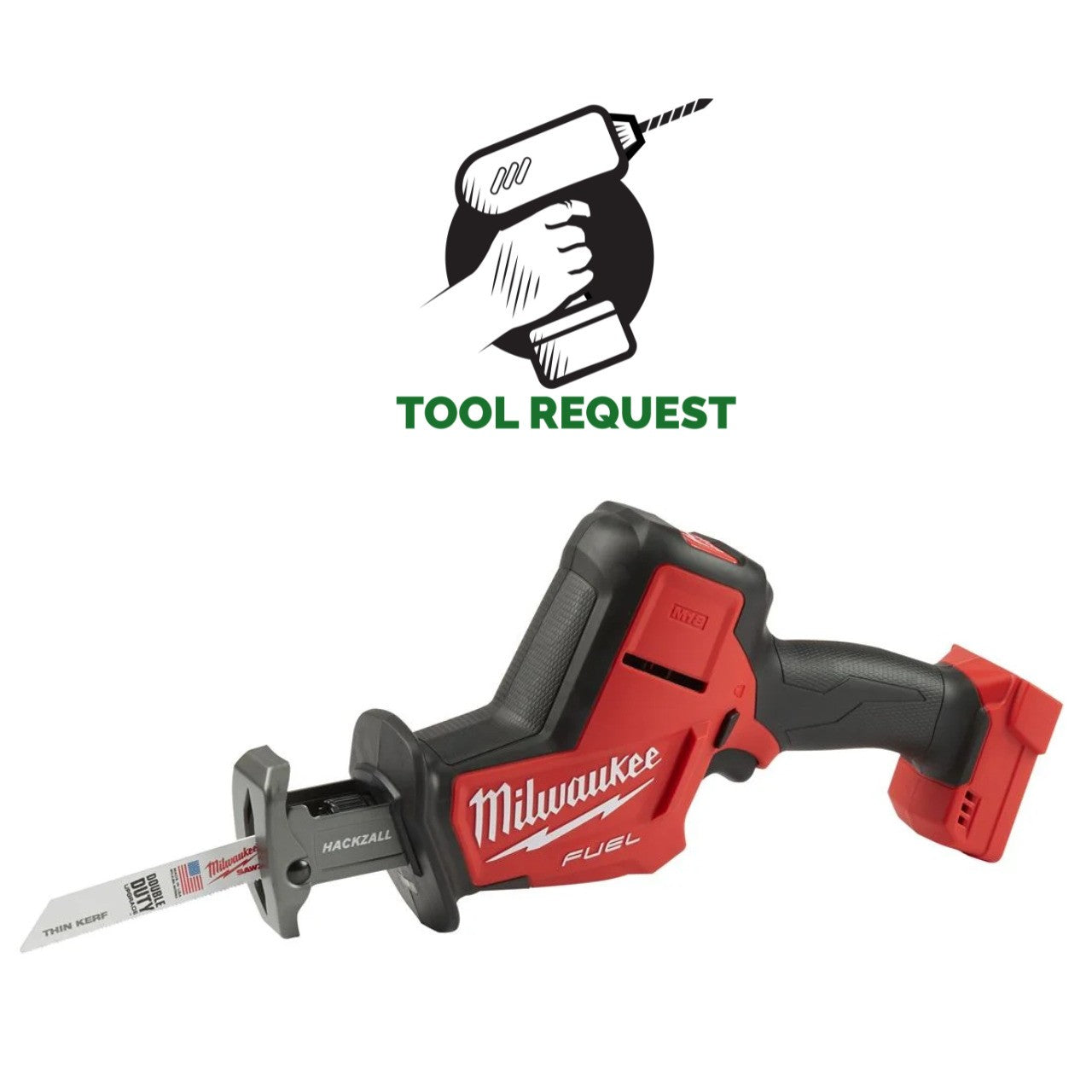 Milwaukee M18FHZ-0 18v Fuel Reciprocating Hackzall Naked