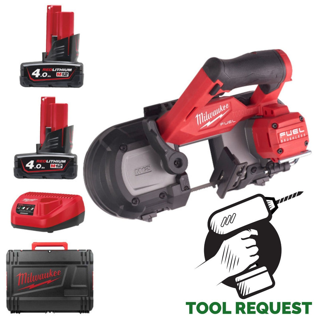 Milwaukee M12FBS64-402C M12 Fuel 64mm Band Saw Kit In Case