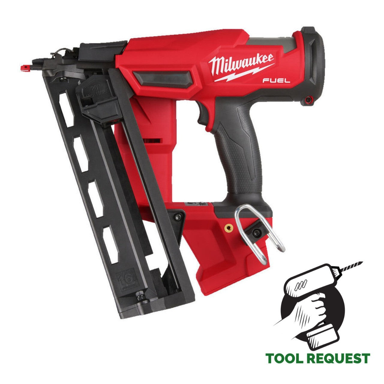 Milwaukee Fuel M18FN16GA-0X 16G Angled Finish Nailer 2-Mode In HD Case
