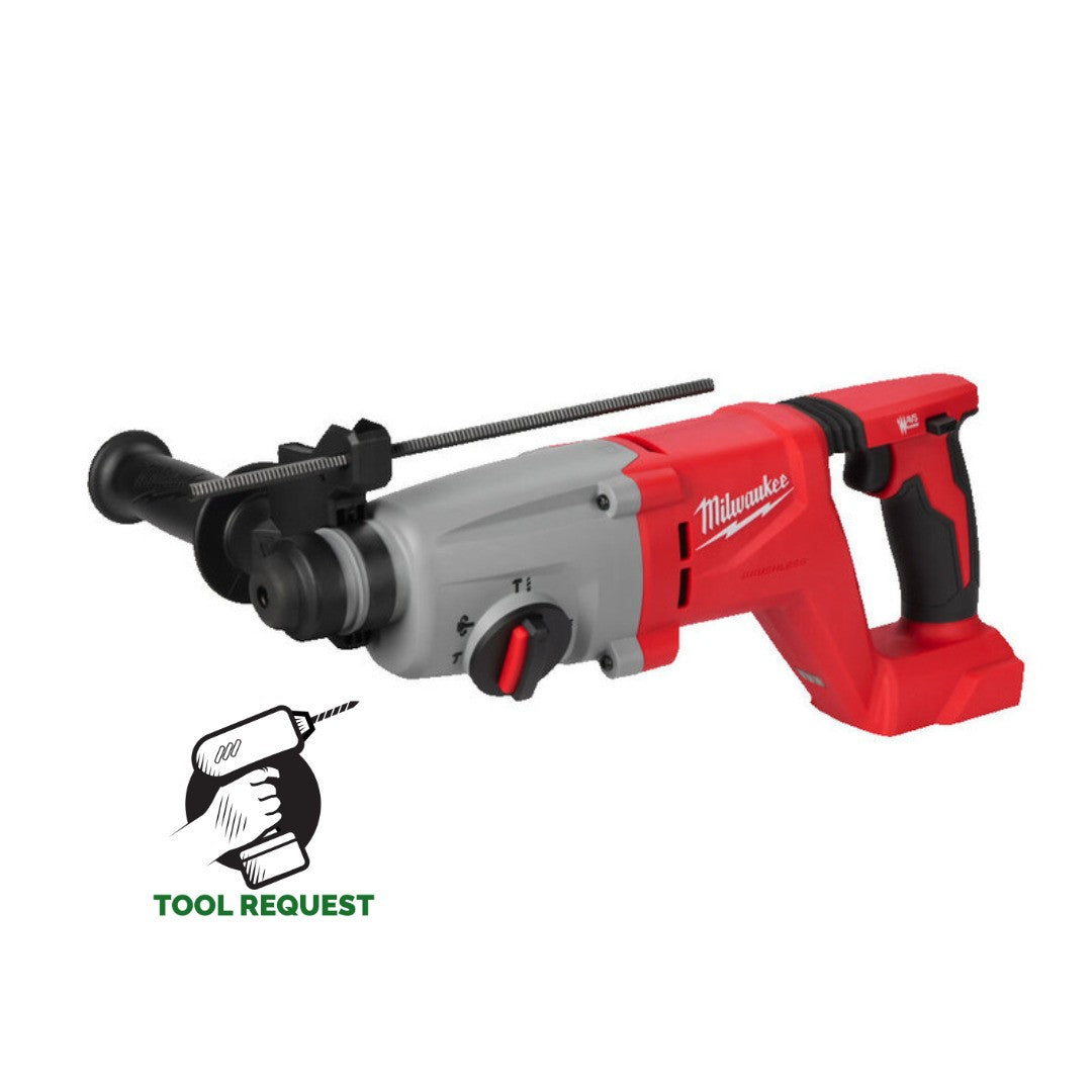 Milwaukee M18BLHACD26-0 18v Brushless 26mm SDS-Plus D-Handle Hammer Naked