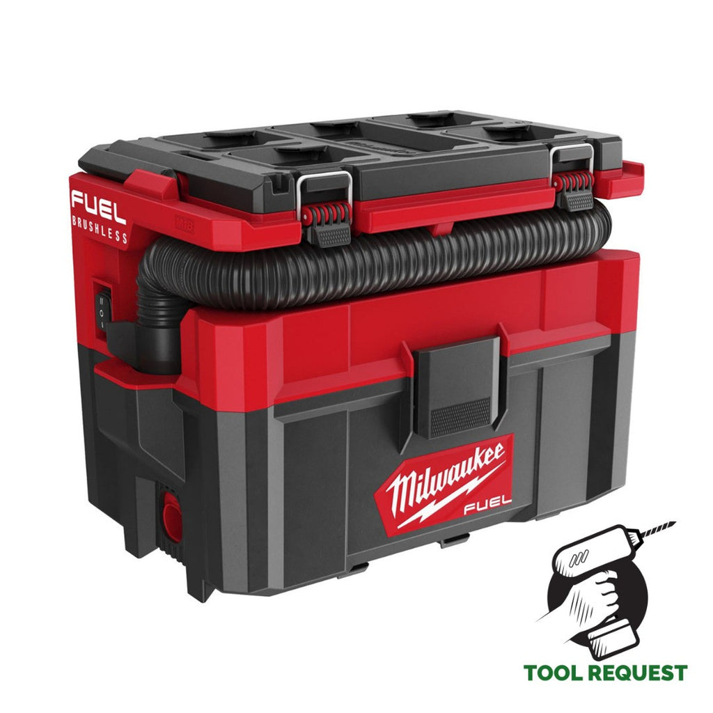 Milwaukee M18FPOVCL 18V Fuel Packout 7L Wet & Dry Vac Body Only