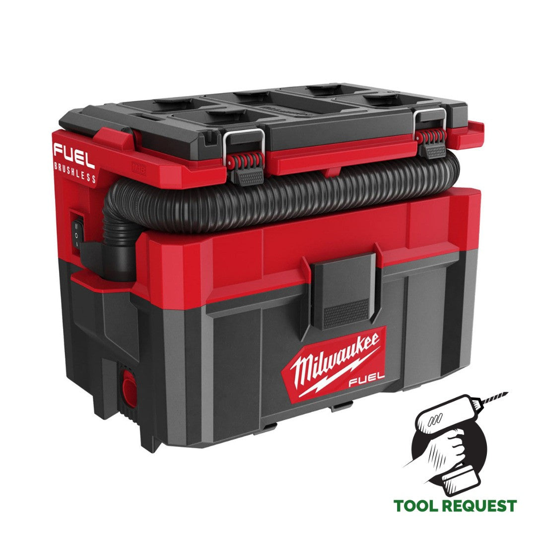 Milwaukee M18FPOVCL 18V Fuel Packout 7L Wet & Dry Vac Body Only