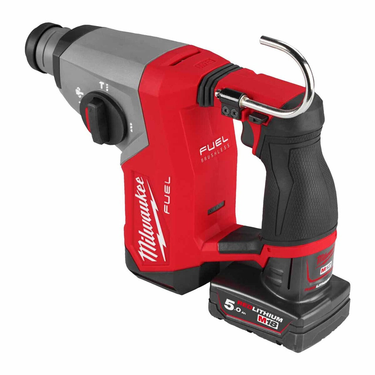 Milwaukee M12FHAC16-502X 12v Fuel 16mm Compact SDS+ Hammer Drill Kit - 2 x 5.0ah