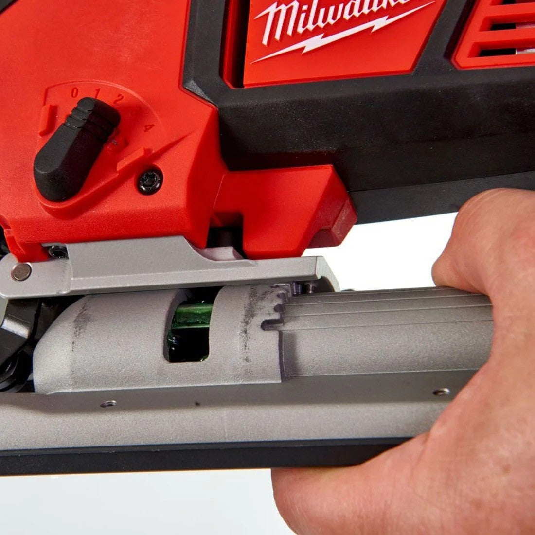 Milwaukee M18BJS-502B Compact Jigsaw Kit (2 x 5.0AH Batteries, Charger and Bag)