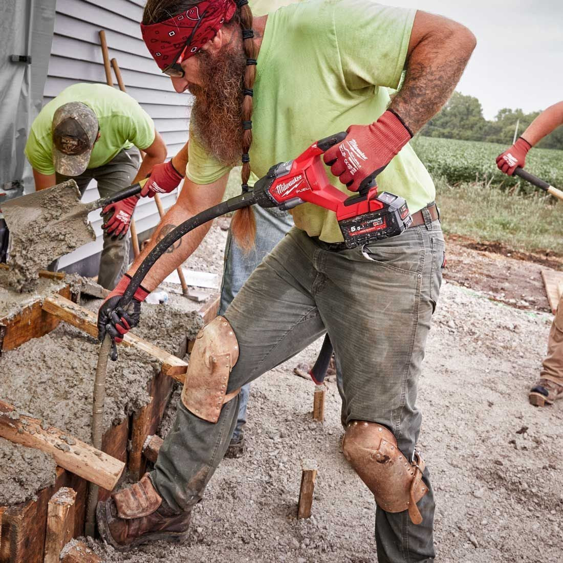 Milwaukee M18FCVN12-0 18v Fuel Needle Concrete Vibrator Naked - 1.2m