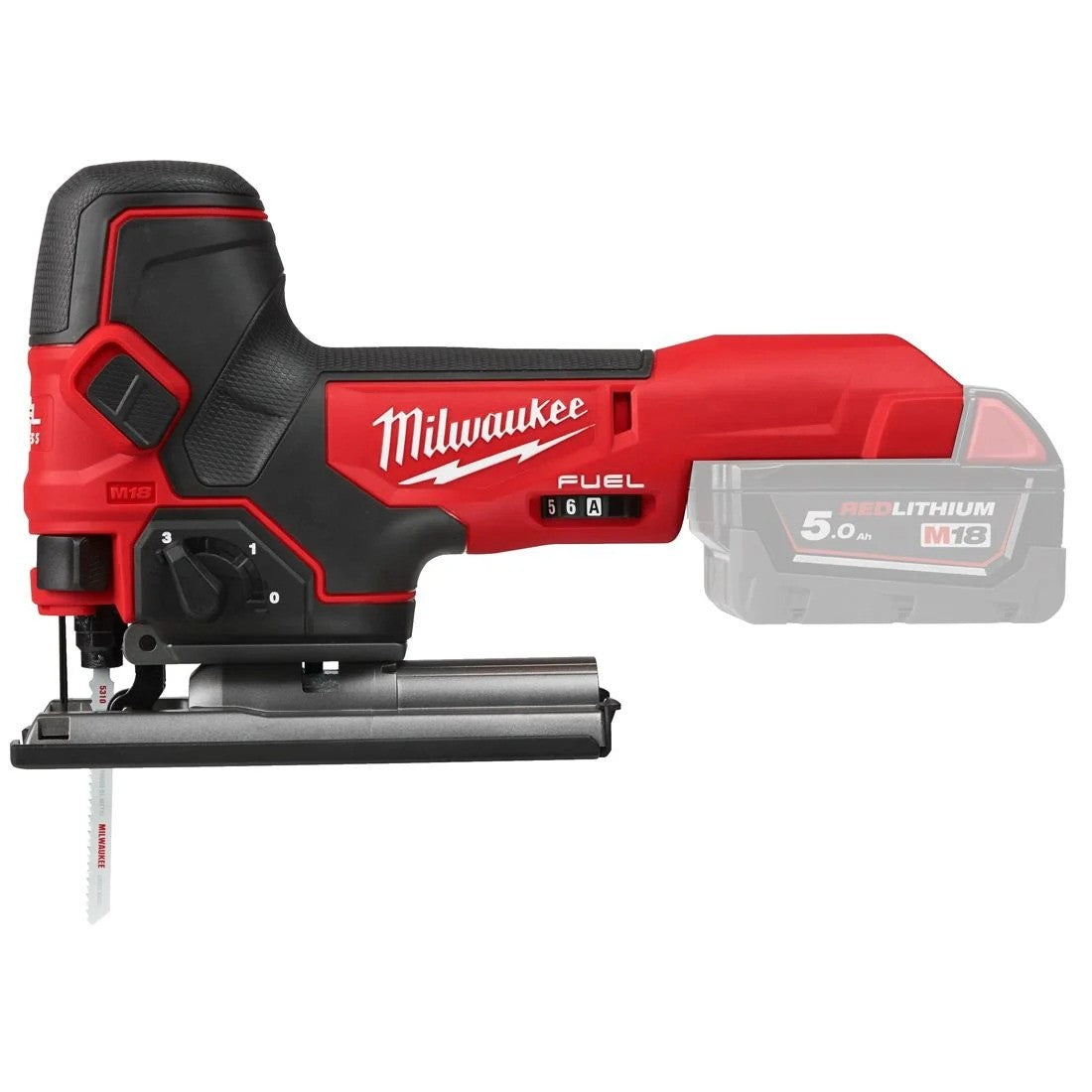 Milwaukee M18FBJS-0 18V Fuel Body Grip Jigsaw (Body Only)
