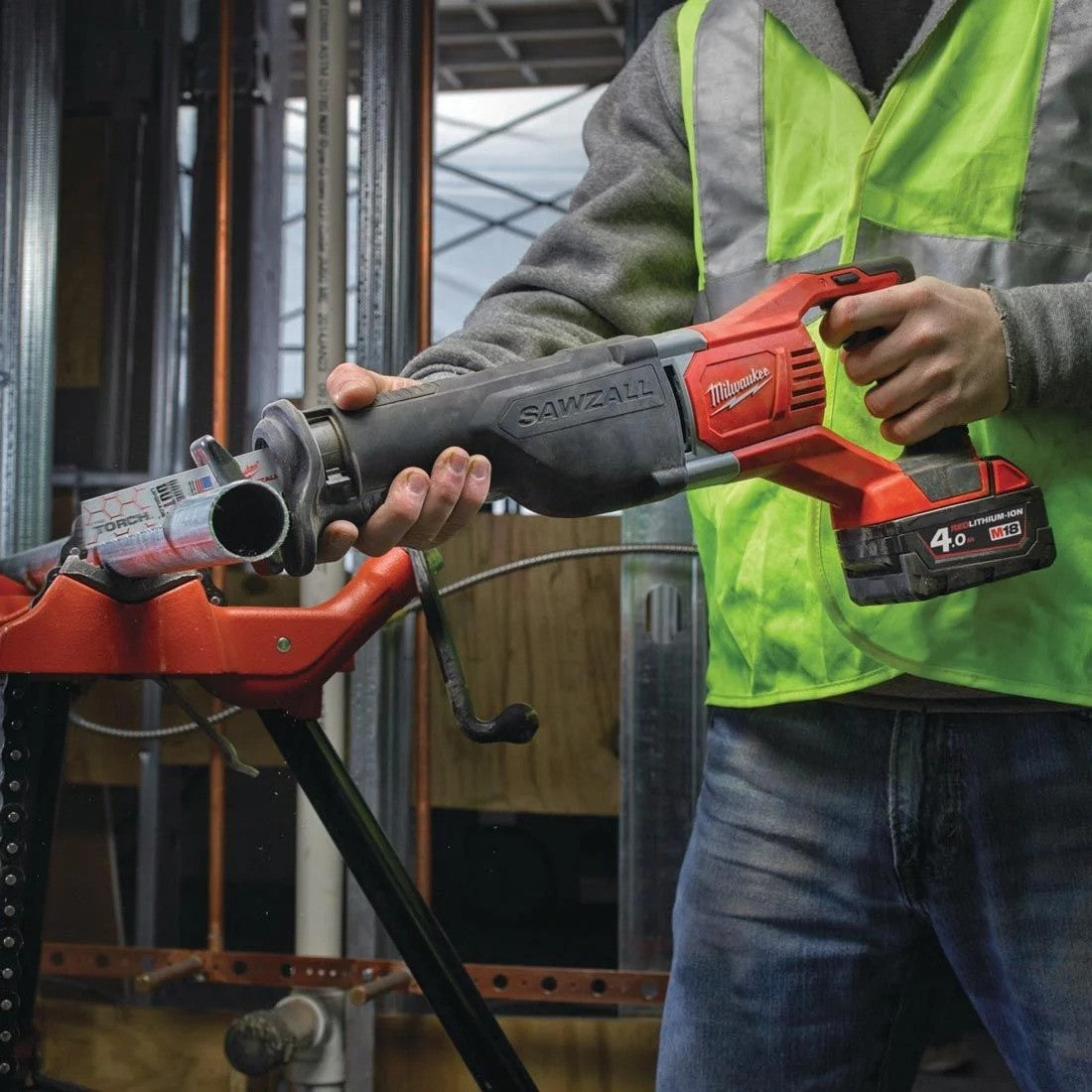 Milwaukee M18BSX-0 18V Reciprocating Saw Sawzall (Body Only)