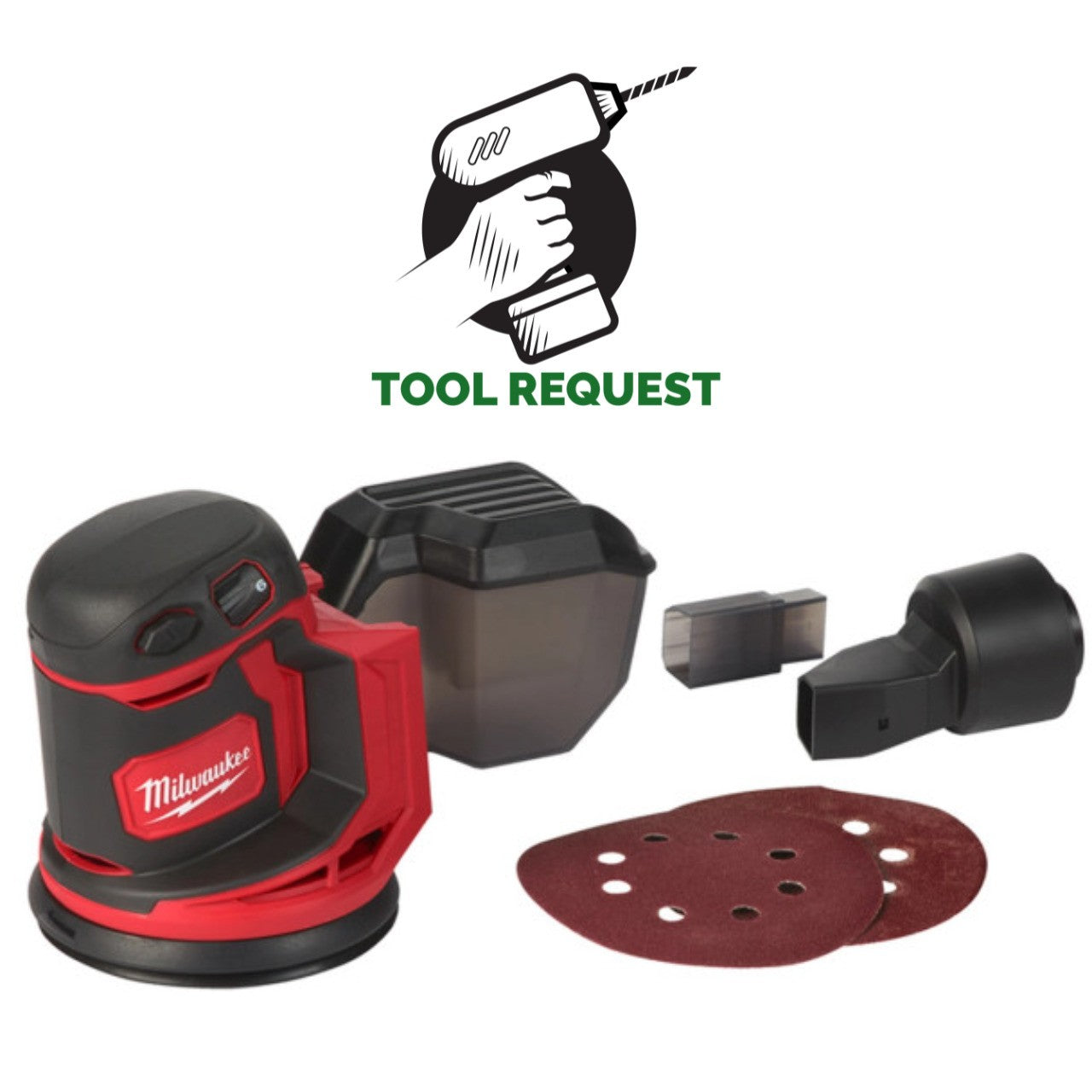 Milwaukee M18BOS125-0 18V 125mm Compact Random Orbital Sander (Body Only)
