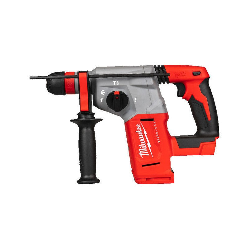 Milwaukee M18BLHX-0X 18v Brushless 4 Mode 26mm SDS-Plus Hammer with Fixtec Chuck