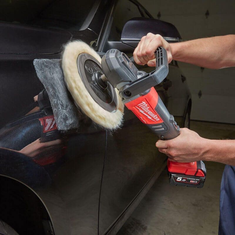 Milwaukee M18FAP180-502X 18V Fuel 180mm Polisher Kit, 2 x 5.0ah