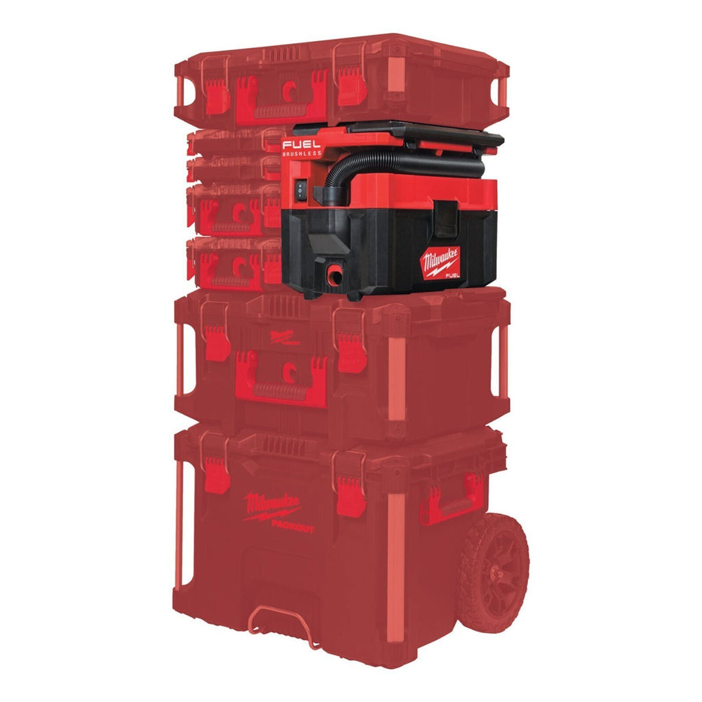 Milwaukee M18FPOVCL 18V Fuel Packout 7L Wet & Dry Vac Body Only