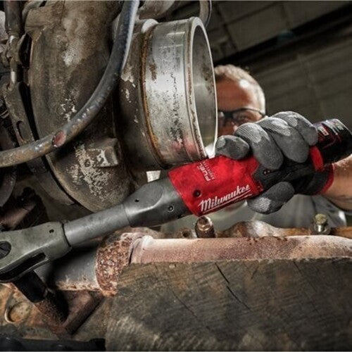 Milwaukee M12FIR38LR-0 12V Long Reach 3/8" Ratchet with 1/4" Adaptor, Body Only