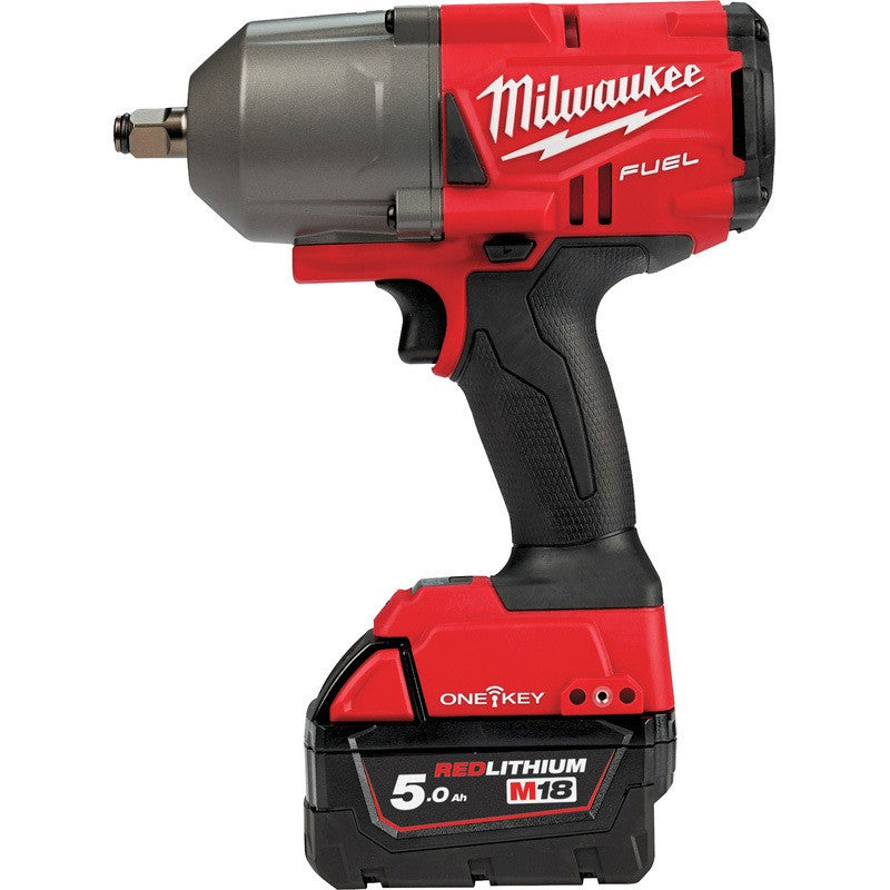 Milwaukee M18ONEFHIWF12-0 18v Fuel 1/2" Impact Wrench Naked in Case & 5.0Ah Batt