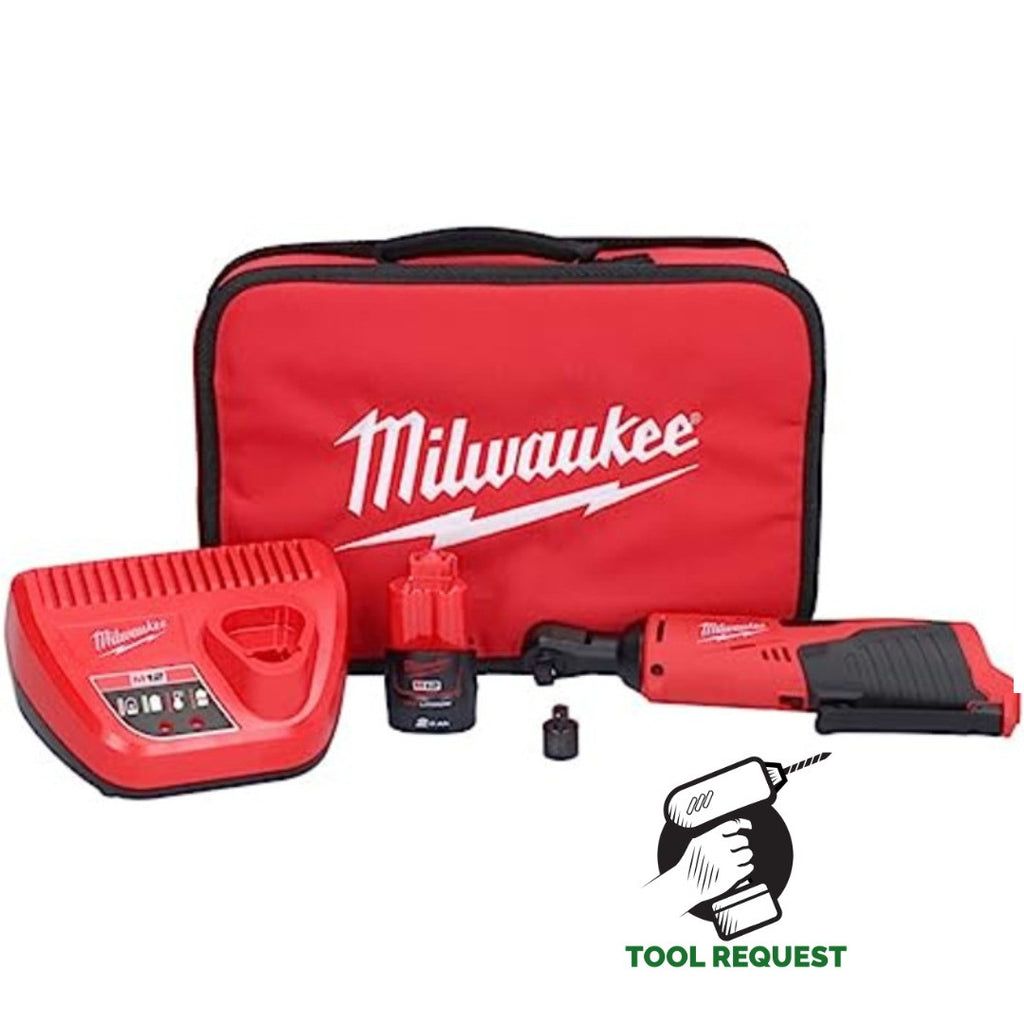 Milwaukee M12IR-201B 12V Sub-Compact 3/8" Impact Ratchet (1x 2.0Ah Battery)