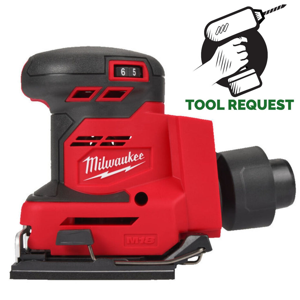 Milwaukee M18BQSS-0 18v 1/4" Sheet Sander Naked