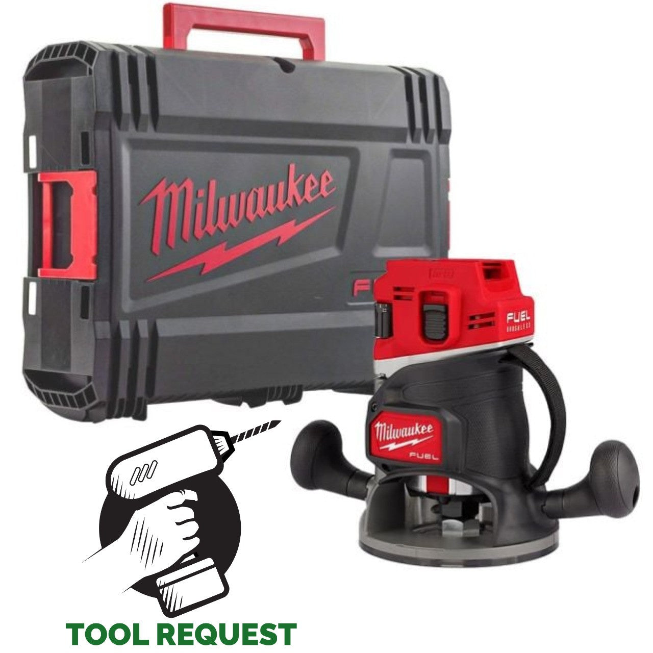 Milwaukee M18FR12-0X 18v Fuel 1/2" Router Naked in Case