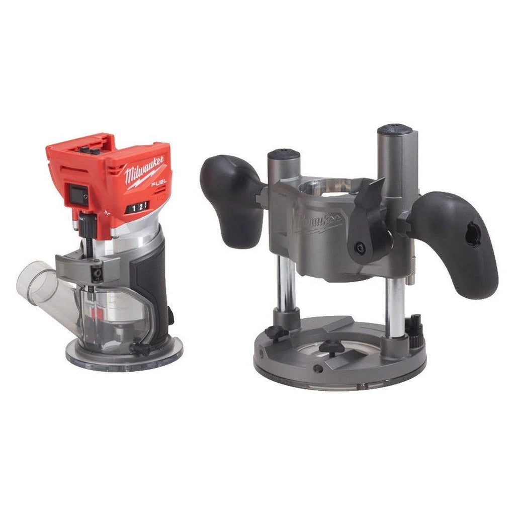 Milwaukee M18FTR-502X 18V Fuel Trim Router Kit, 2 x 5Ah Batt, Charger in Case