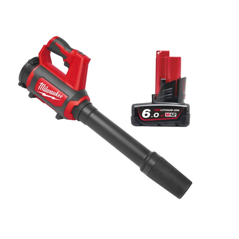 Milwaukee M12BBL-0 12v Cordless Blower Body Only & M12B6 6.0Ah Battery
