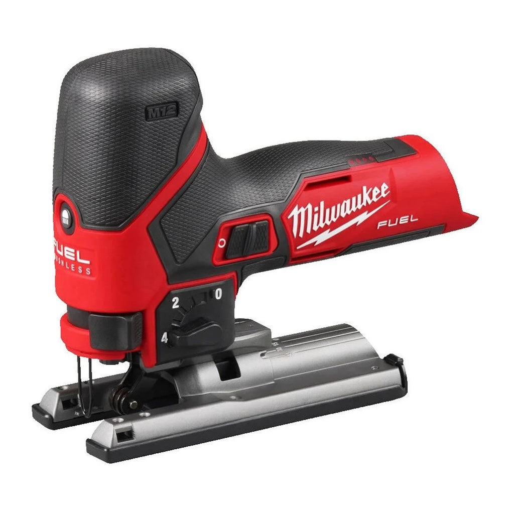 Milwaukee M12FJS-0 12v Fuel Bodygrip Jigsaw Naked & 6.0ah Battery
