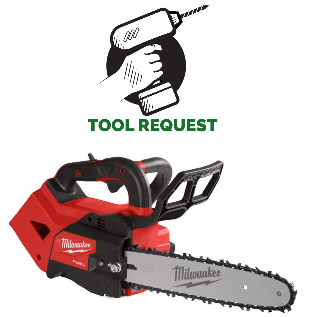 Milwaukee M18FTHCHS30-0 18v Fuel 30cm Top Handle Chainsaw Naked