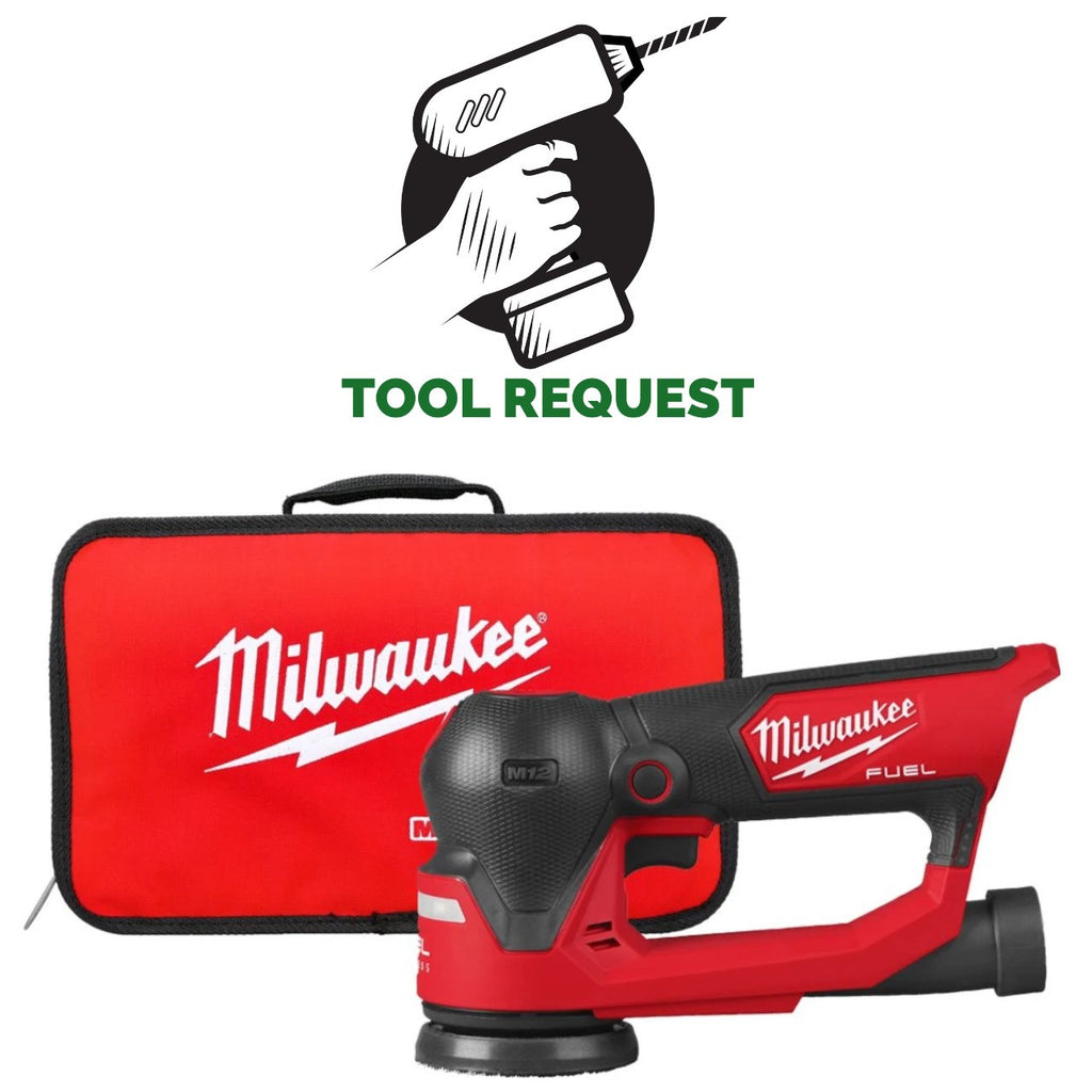 Milwaukee M12FSDR75-0B 12v Fuel 75mm Random Orbital Sander Naked in Bag