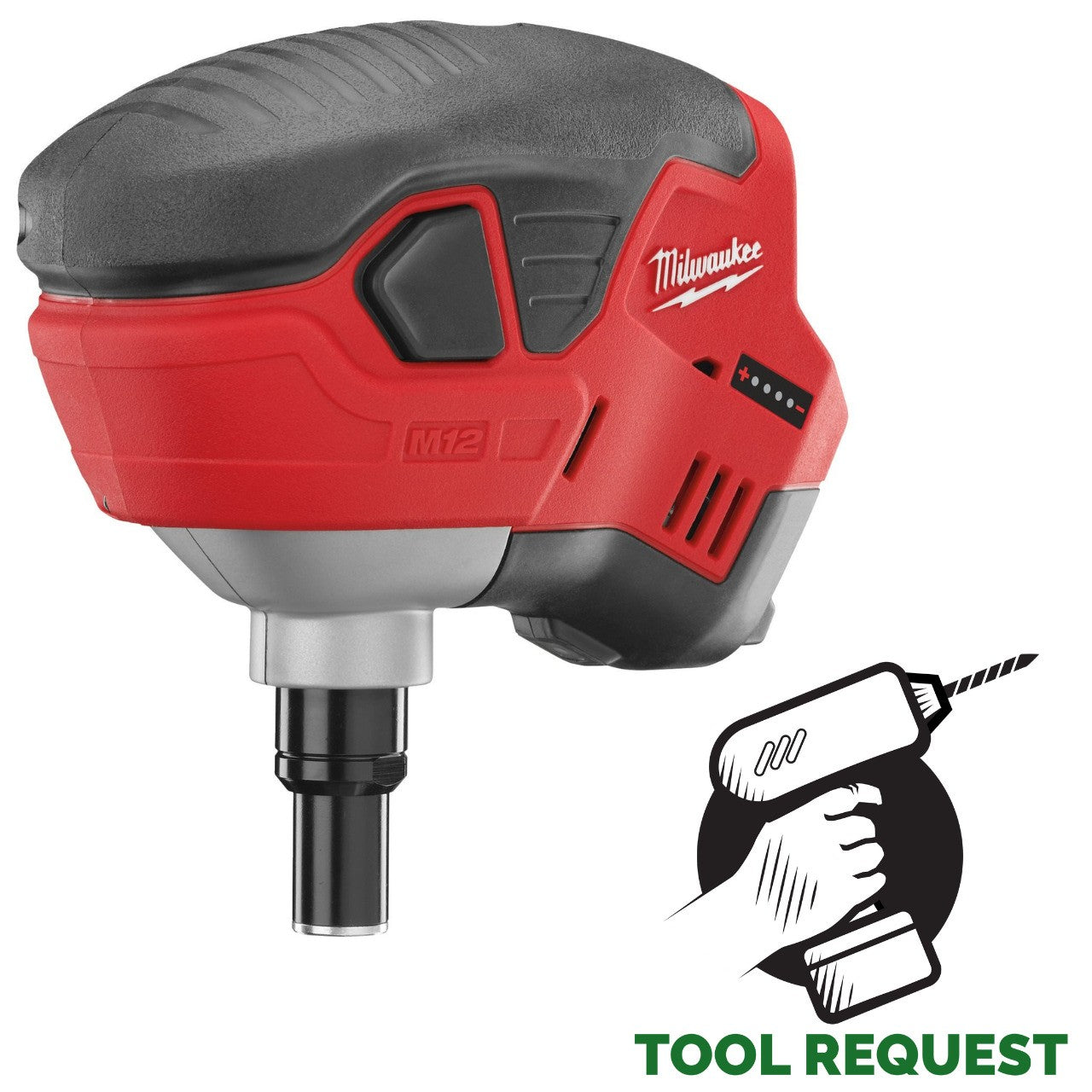 Milwaukee C12PN-0 12V Sub-Compact Palm Nailer (Body Only)