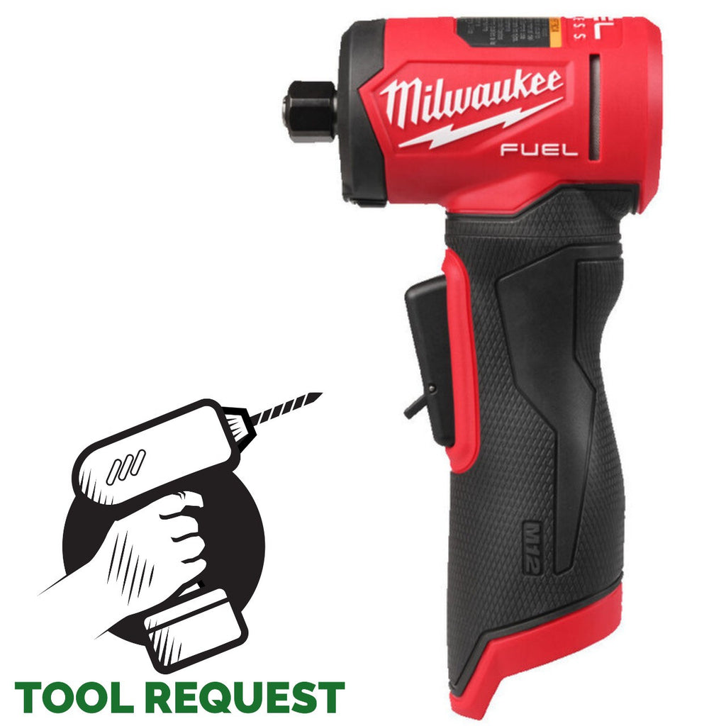 Milwaukee M12FDGA2-0 12v Fuel Angled Die Grinder, Variable Speed Naked (NEW GEN)